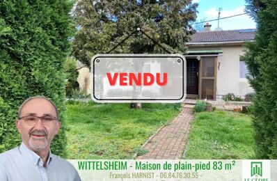 maison 4 pièces 83 m2 à vendre à Wittelsheim (68310)