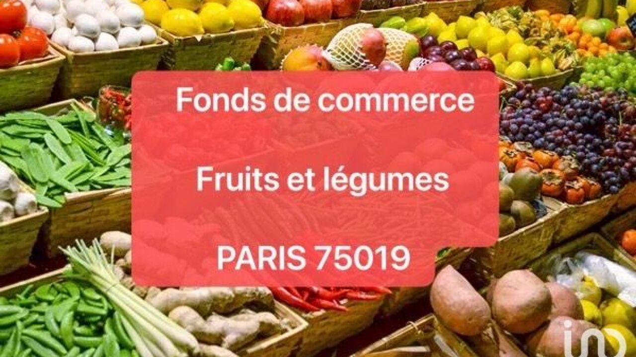 commerce  pièces 60 m2 à vendre à Paris 19 (75019)