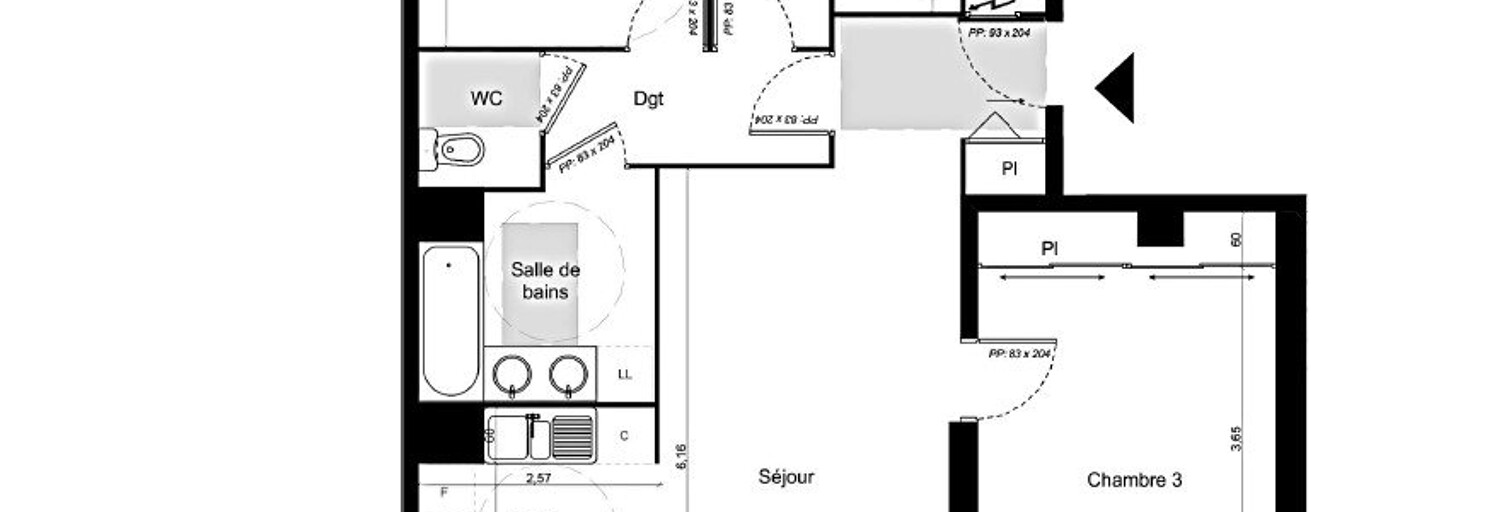 Appartement 4 Pièces 73 m² à vendre à Toulouse (31100)