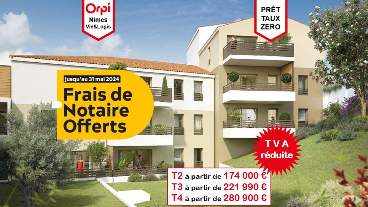 appartement 4 pièces 85 m2 à vendre à Nîmes (30000)