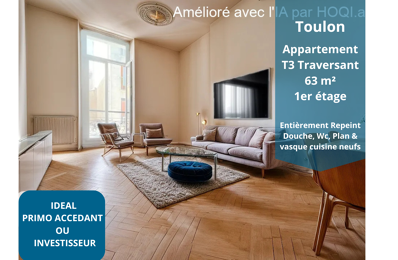 appartement 3 pièces 65 m2 à vendre à Toulon (83200)