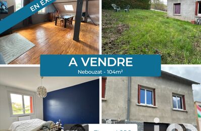 maison 4 pièces 104 m2 à vendre à Nébouzat (63210)