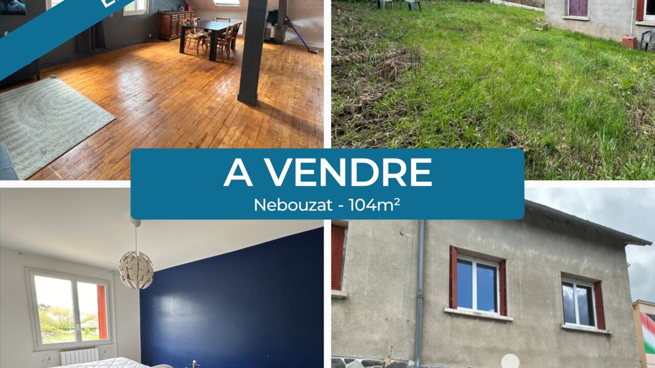 maison 4 pièces 104 m2 à vendre à Nébouzat (63210)