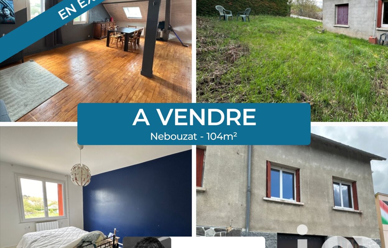 maison 4 pièces 104 m2 à vendre à Nébouzat (63210)