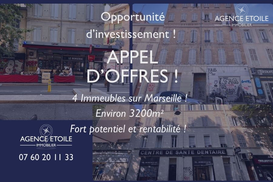 Marseille 3eme Immeuble 3200 m²