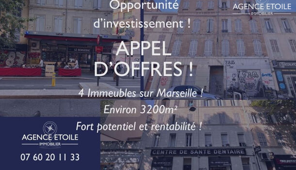 Immeuble  à vendre Marseille 3eme 13003