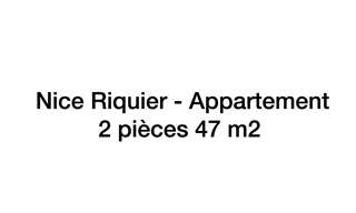 Appartement 2 Pièces 47 m² à vendre à Nice (06300)