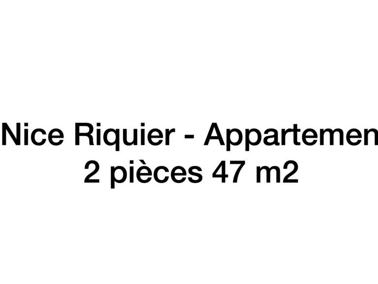 NICE : appartement F2 (47 m²) — photo 1