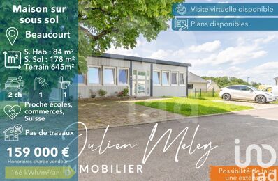 vente maison 159 000 € à proximité de Montbéliard (25200)