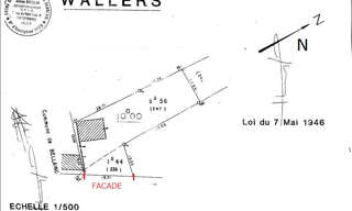 Terrain  996 m² à vendre à Wallers (59135)