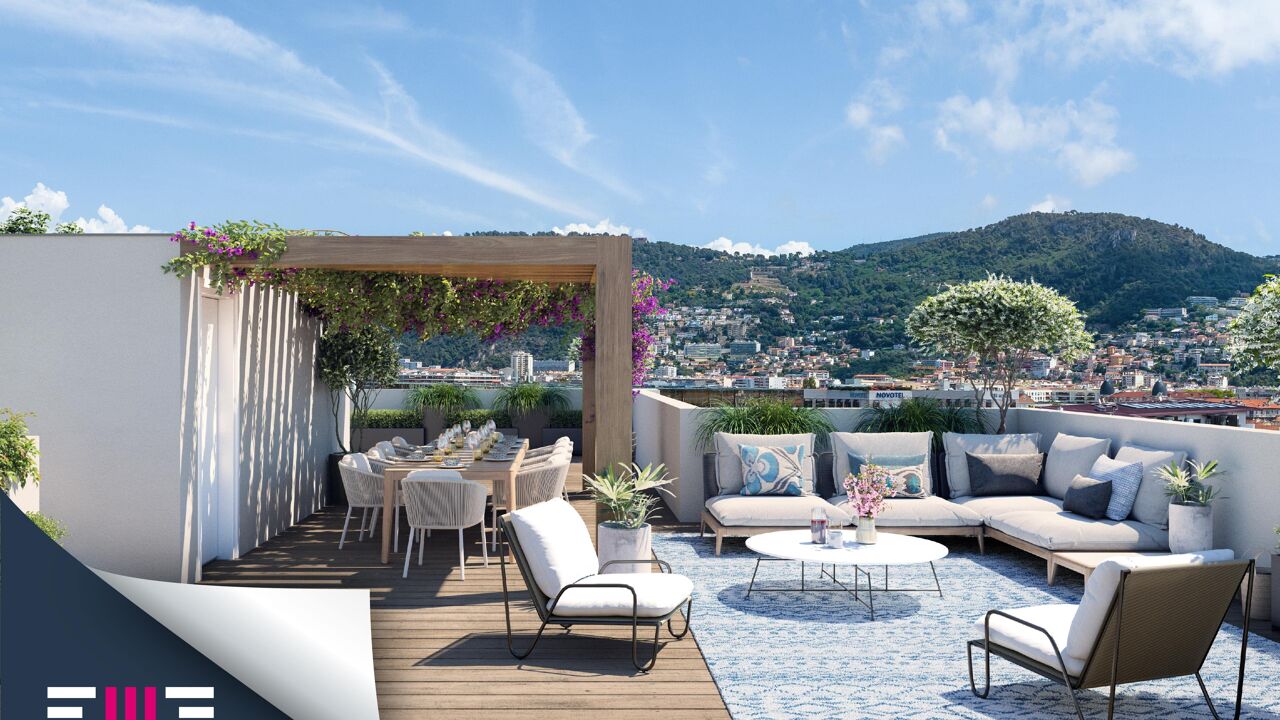 appartement neuf T2, T3, T4, T5 pièces 37 à 123 m2 à vendre à Nice (06000)