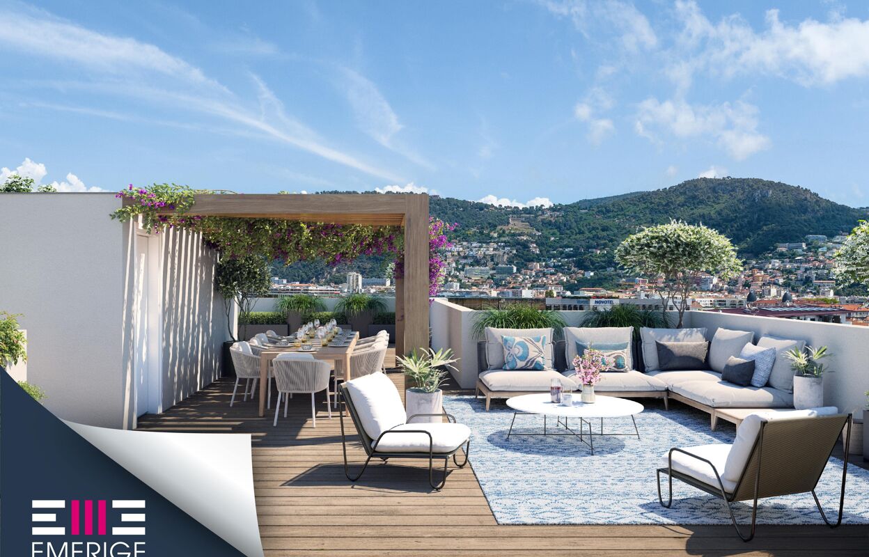 appartement neuf T2, T3, T4, T5 pièces 37 à 123 m2 à vendre à Nice (06000)