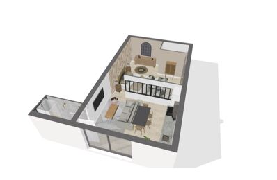 appartement 2 pièces 45 m2 à vendre à La Colle-sur-Loup (06480)