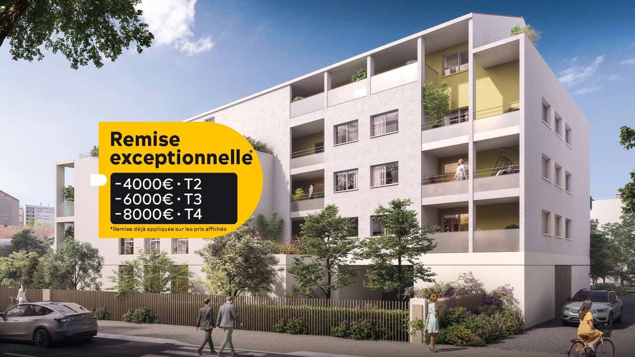 appartement neuf T2, T3, T4 pièces 36 à 90 m2 à vendre à Bourg-en-Bresse (01000)