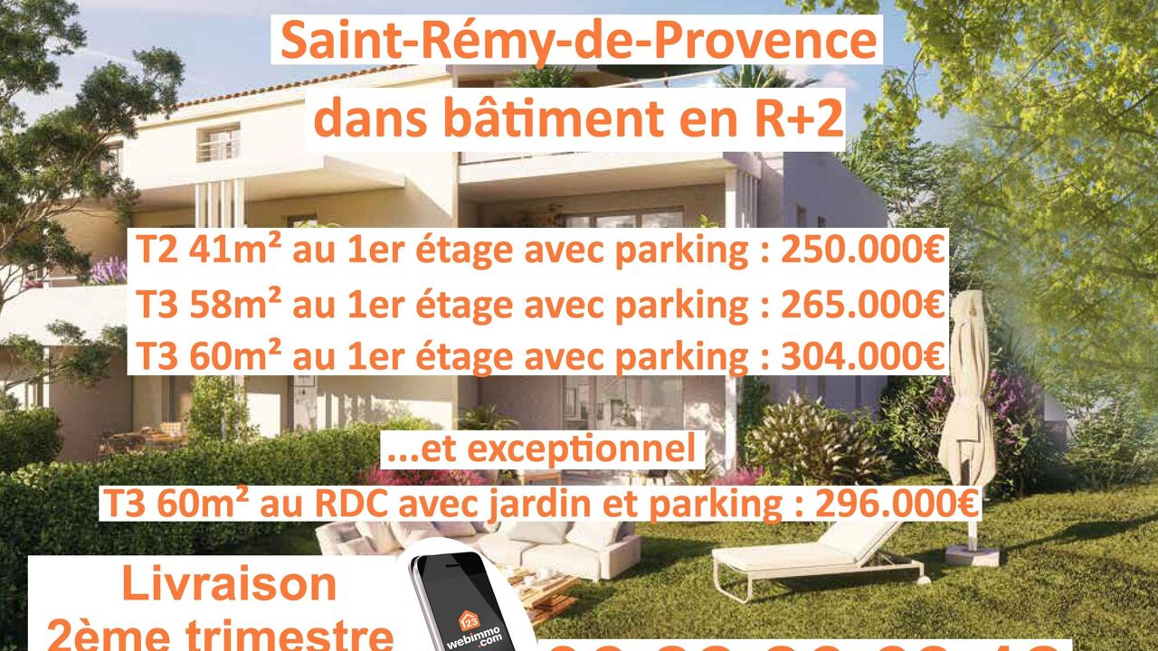 appartement 2 pièces 41 m2 à vendre à Saint-Rémy-de-Provence (13210)