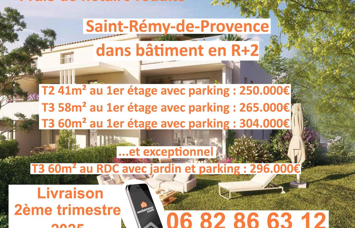 appartement 2 pièces 41 m2 à vendre à Saint-Rémy-de-Provence (13210)