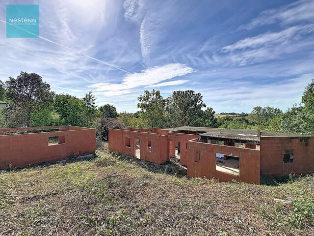 Terrain à vendre 2500m2 vue Pyrénées Nailloux 31560 — photo du bien