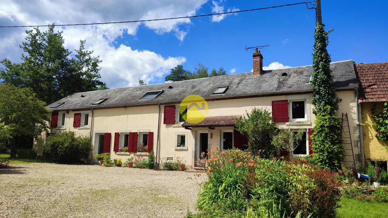 maison 7 pièces 195 m2 à vendre à Saint-Martin-d'Auxigny (18110)