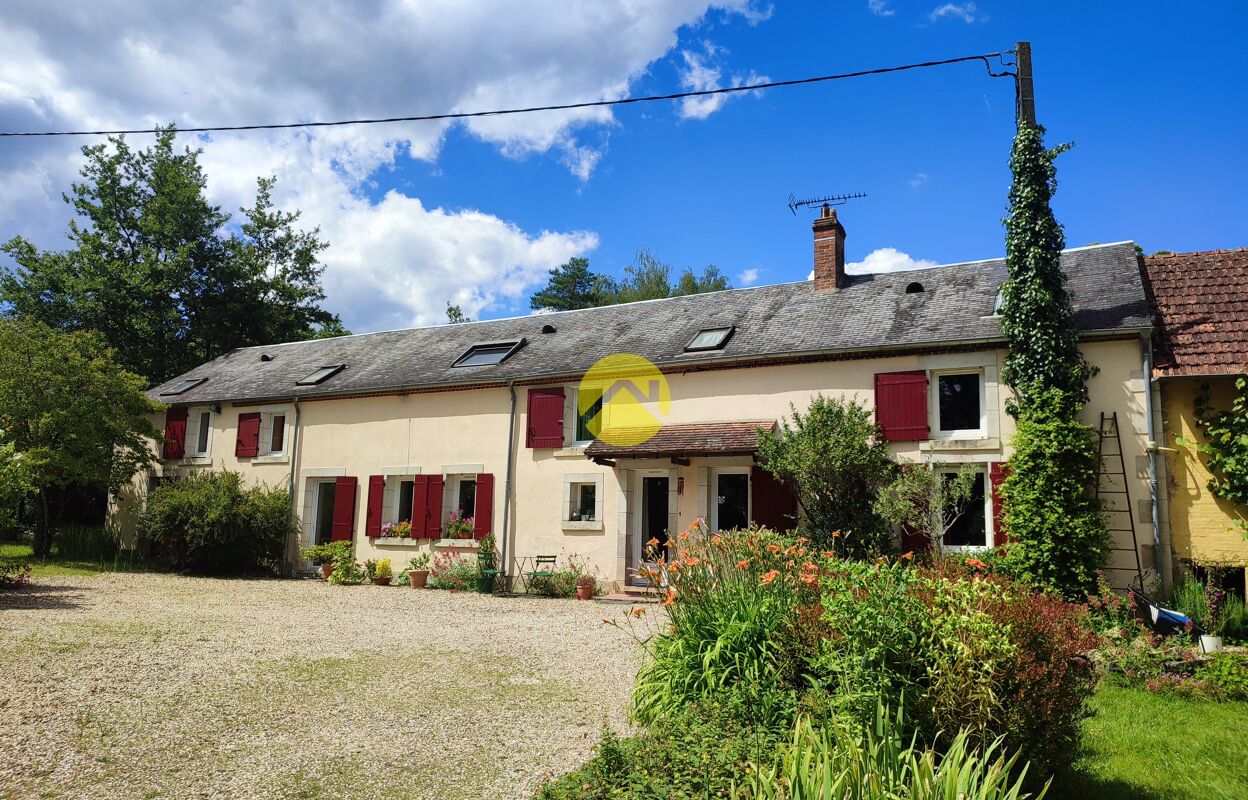 maison 7 pièces 195 m2 à vendre à Saint-Martin-d'Auxigny (18110)