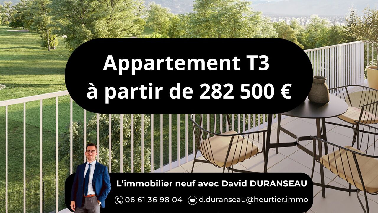 appartement 3 pièces 63 m2 à vendre à Seyssins (38180)