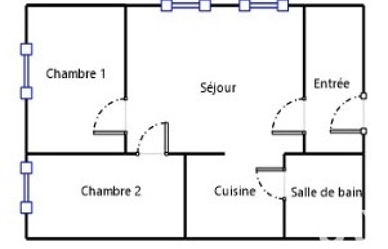 appartement 2 pièces 47 m2 à vendre à Hauts de Bienne (39400)