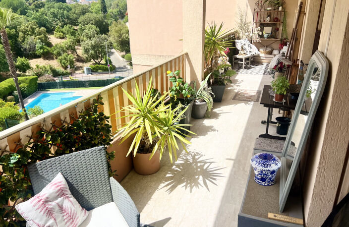 CANNES CROIX DES GARDES T2 POSSIBLE T3 DE 47M2 TERRASSE 19M2 — photo 2
