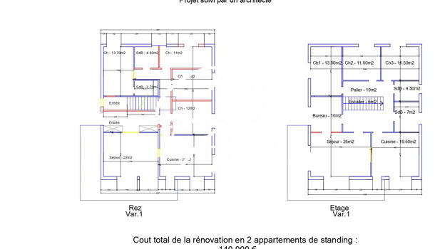 Villa / Maison 6 pièces  à vendre Seyssins 38180