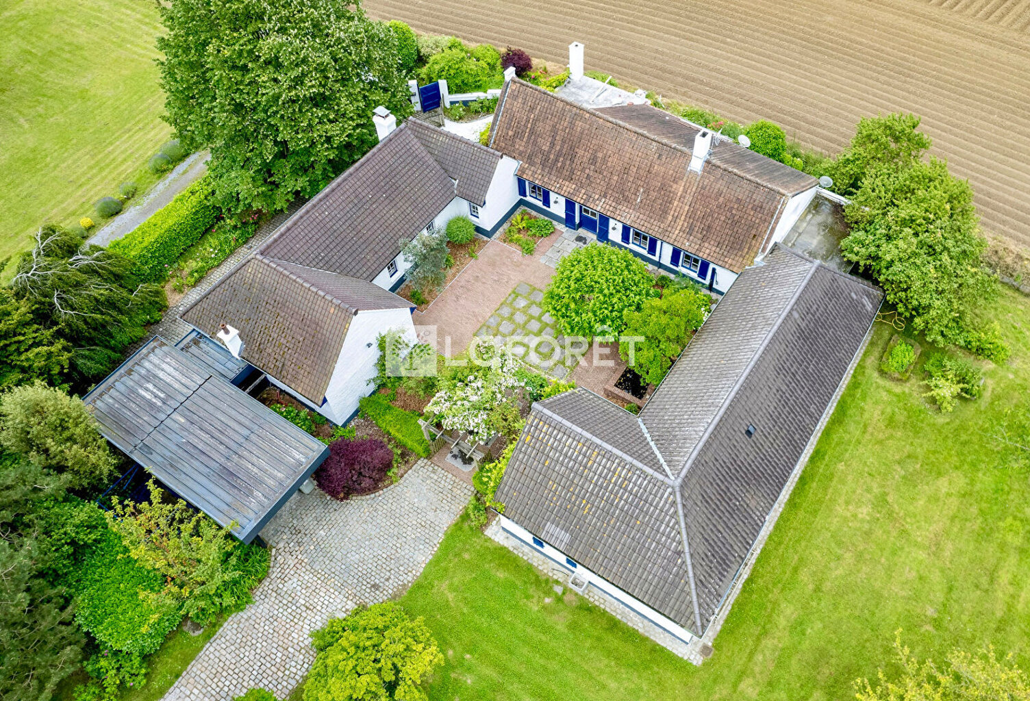 Charmante ferme de 262m2 - 7 chambres - Parcelle de 4220m2 - MONS EN PÉVÈLE — photo 1
