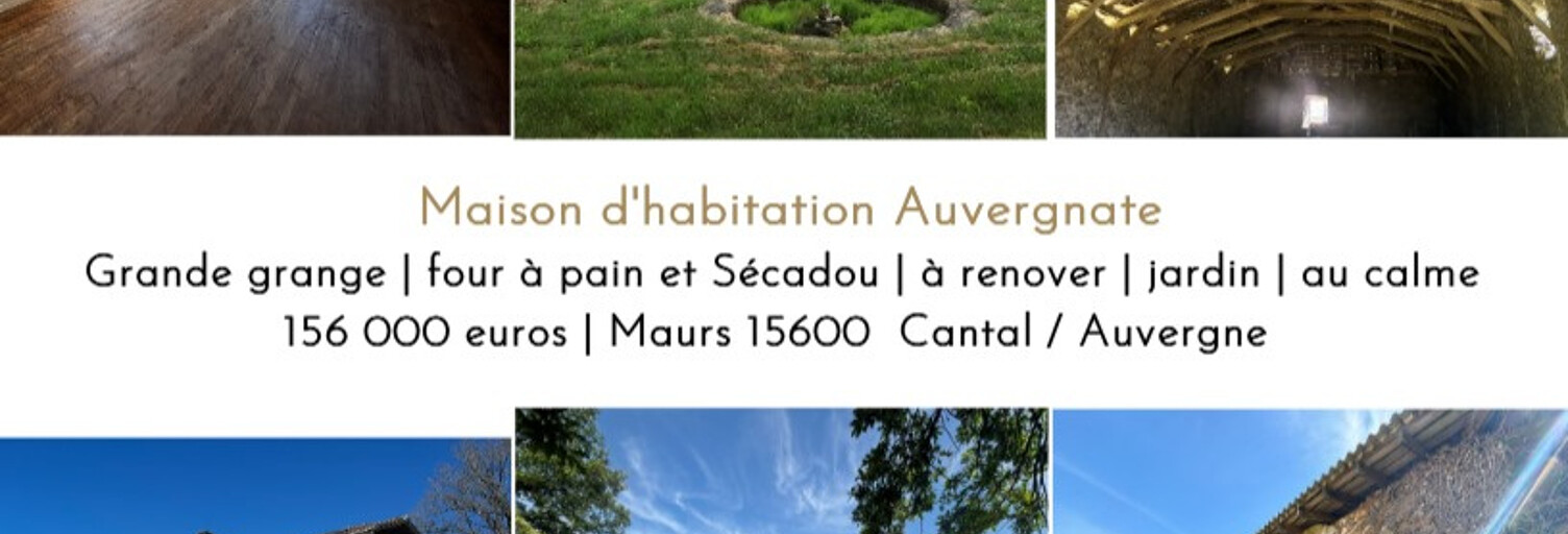 Maison 5 Pièces 75 m² à vendre à Saint-Étienne-de-Maurs (15600)