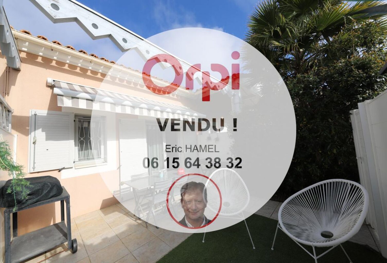 PALAVAS LES FLOTS : maison 3 pièces 43 m² + terrasse/jardin 21 m² + parking — photo 1
