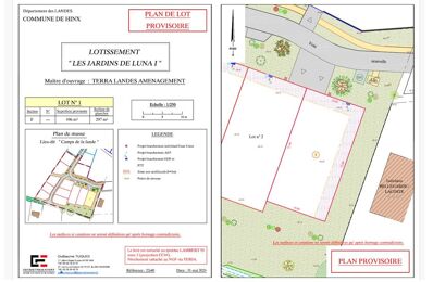 vente terrain 76 900 € à proximité de Estibeaux (40290)