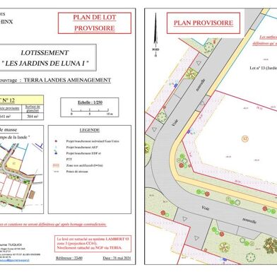 Terrain 641 m²