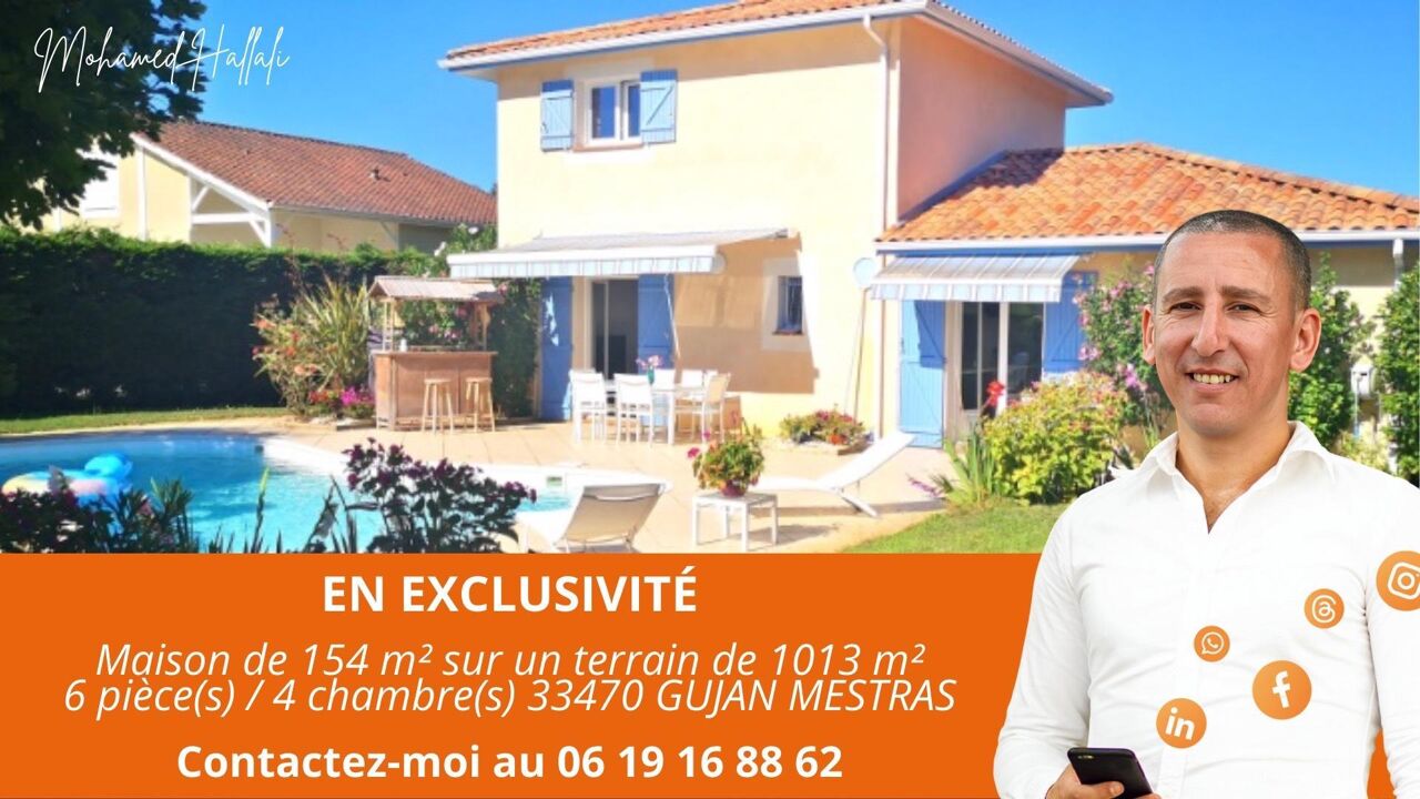 maison 6 pièces 154 m2 à vendre à Gujan-Mestras (33470)