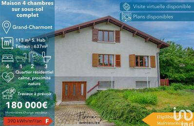 vente maison 180 000 € à proximité de Brognard (25600)