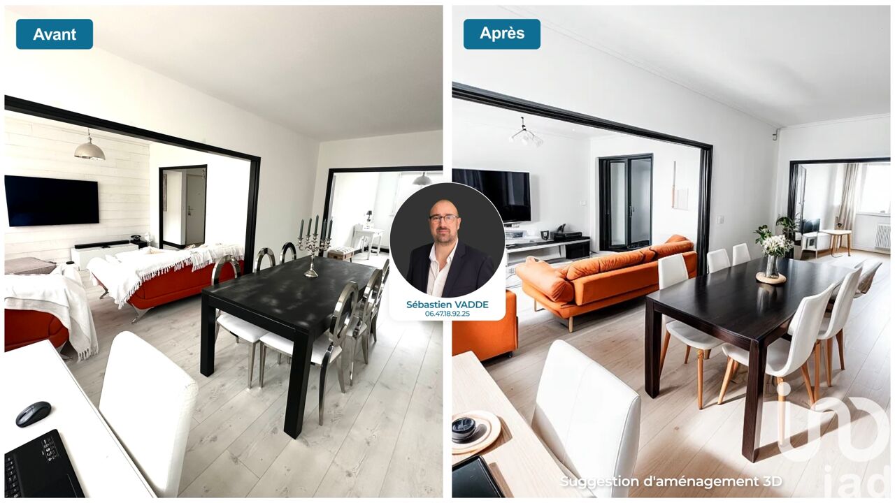 appartement 5 pièces 106 m2 à vendre à Reims (51100)