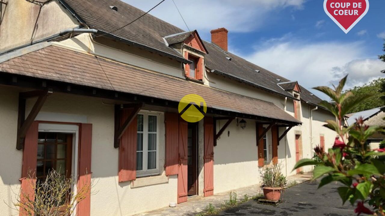 maison 4 pièces 87 m2 à vendre à Levet (18340)