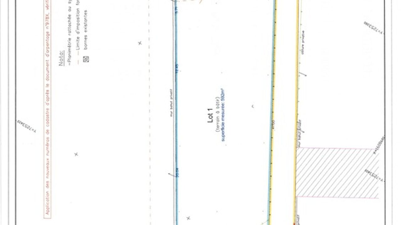 terrain  pièces 592 m2 à vendre à Auneau (28700)