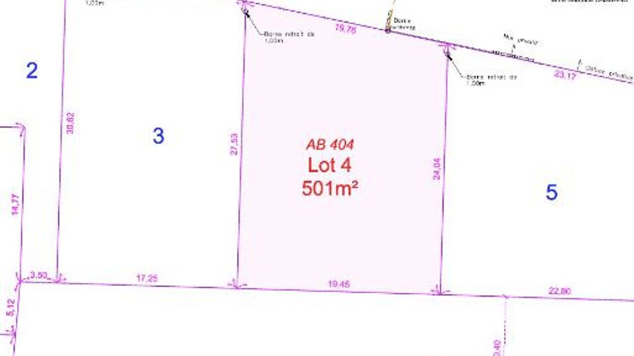 terrain  pièces 501 m2 à vendre à Seilh (31840)