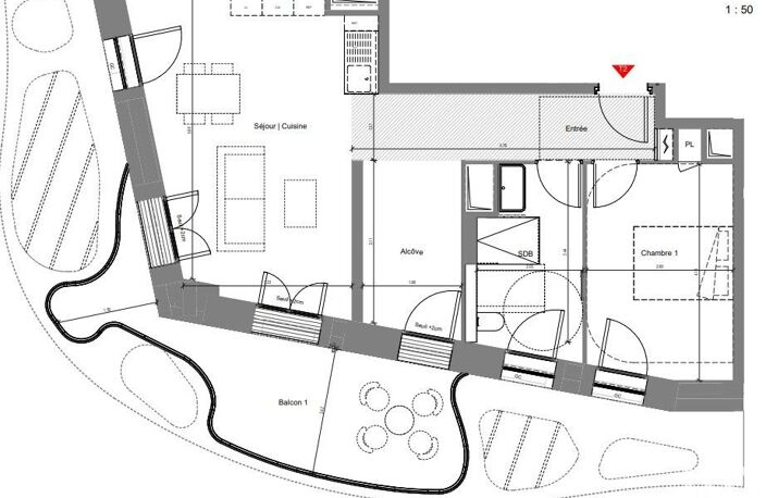 Vente Appartement 2 pièces — photo 2