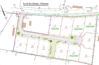 vente terrain 64 000 € à proximité de Clermont (40180)