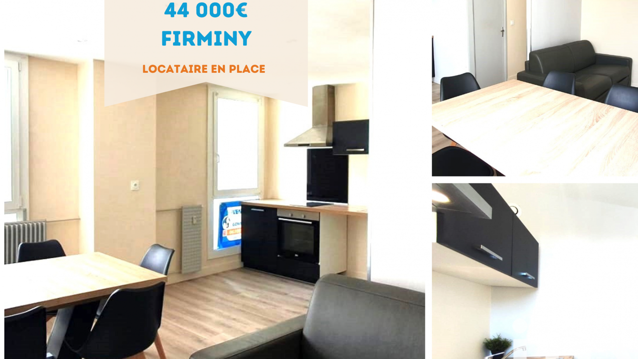 appartement 1 pièces 26 m2 à vendre à Firminy (42700)