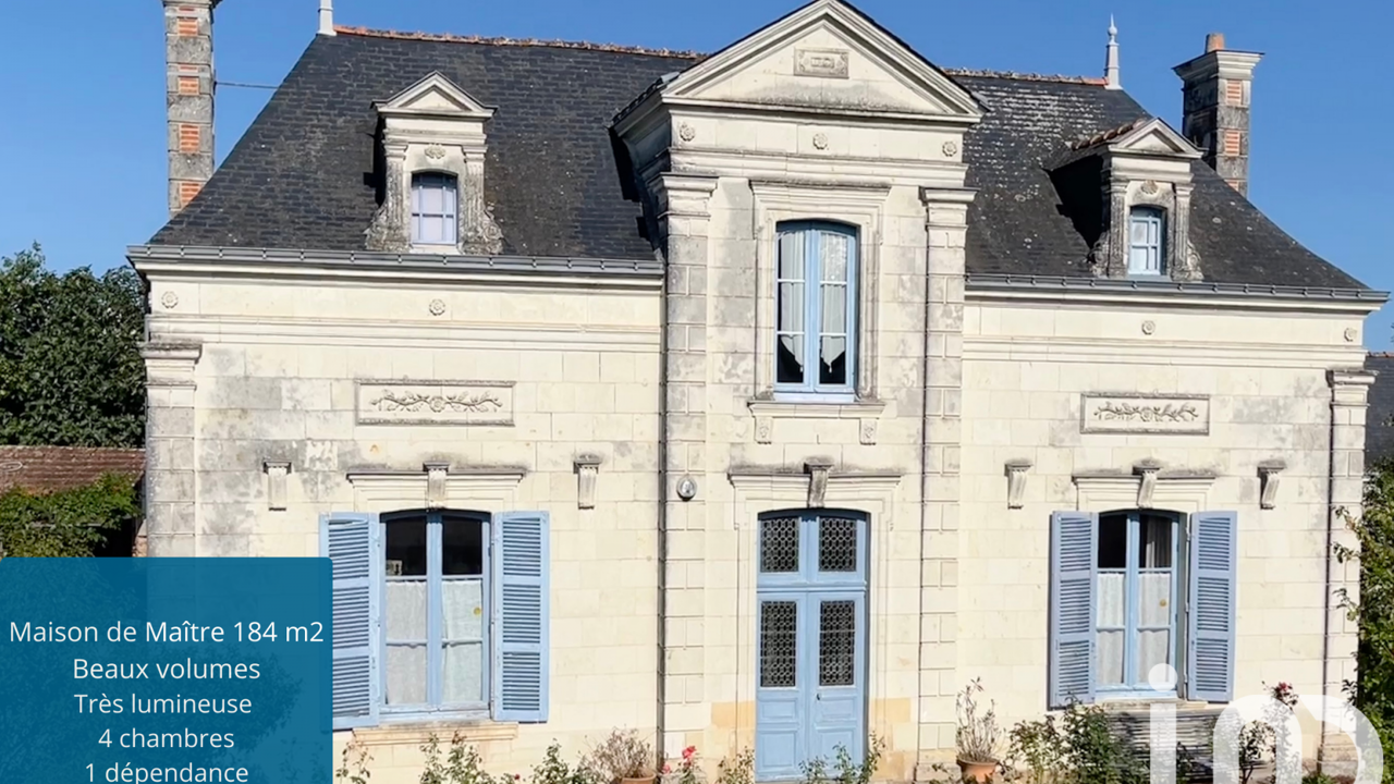 maison 6 pièces 184 m2 à vendre à Jarzé (49140)