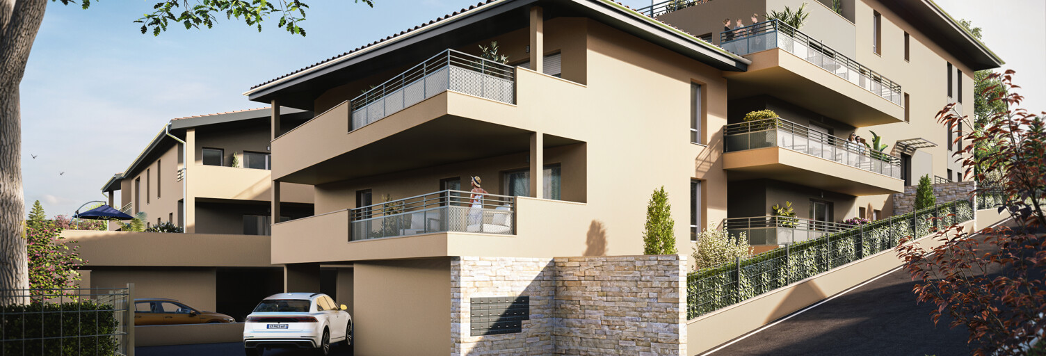 Appartement neuf T2, T3, T4 Pièce 55 à 82 m² à vendre à Ampuis (69420)