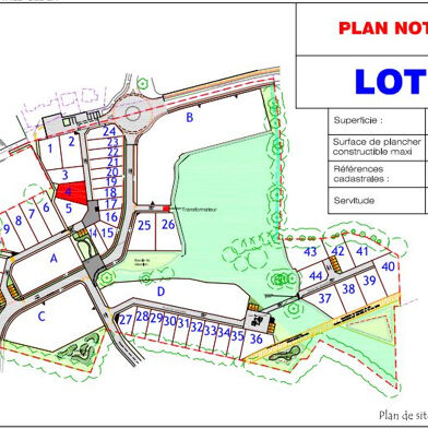 Terrain 358 m²