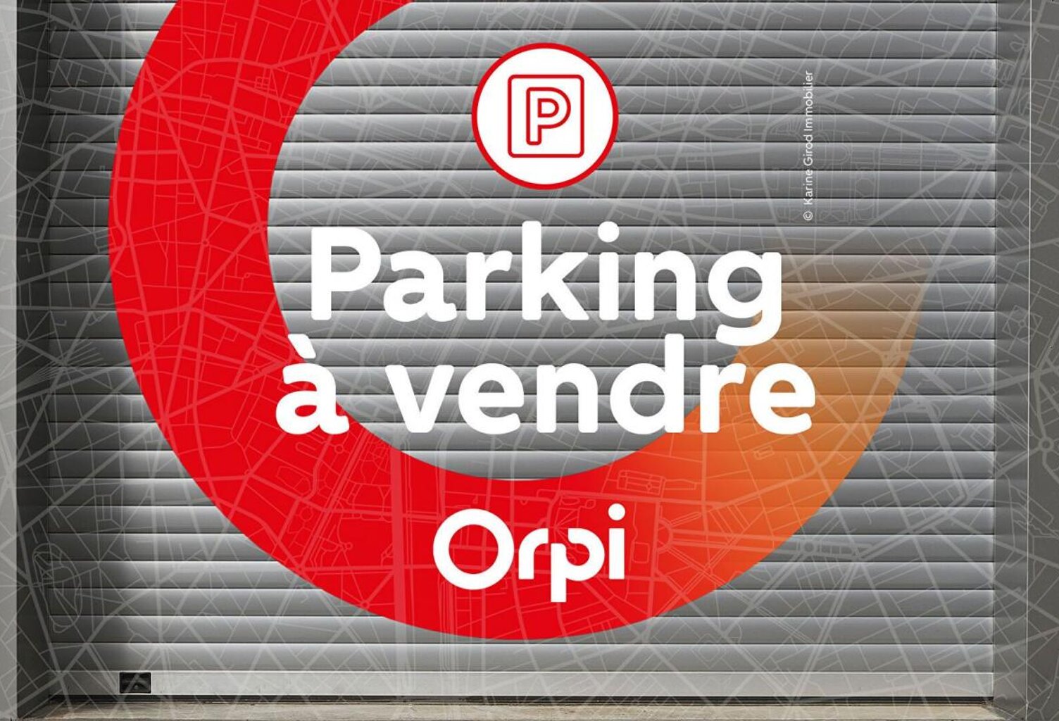 A vendre - Feyzin secteur Garennes - Parking simple à vendre - résidence fermée — photo 1