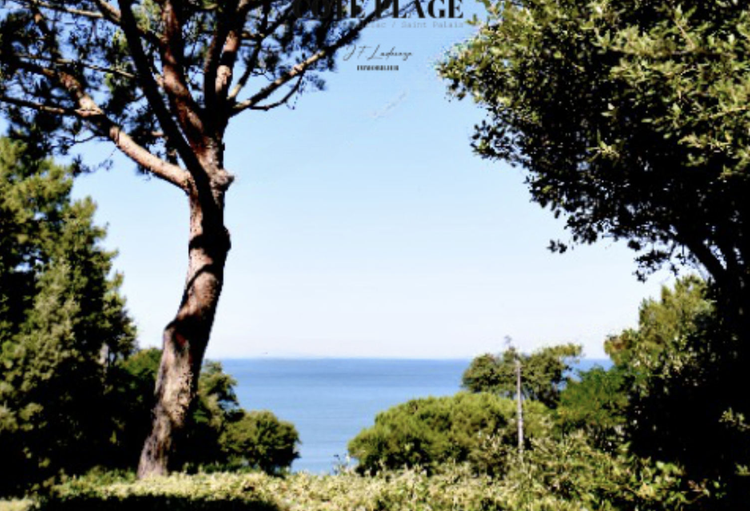 SAINT PALAIS SUR MER - APERÇU OCEAN - PLATIN AU PRIX DE VENTE DE 2 950 000 € HAI — photo 1