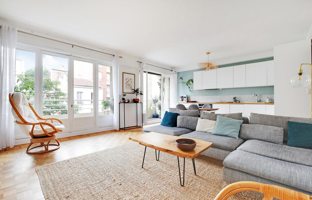 appartement 4 pièces 83 m2 à vendre à Paris 20 (75020)