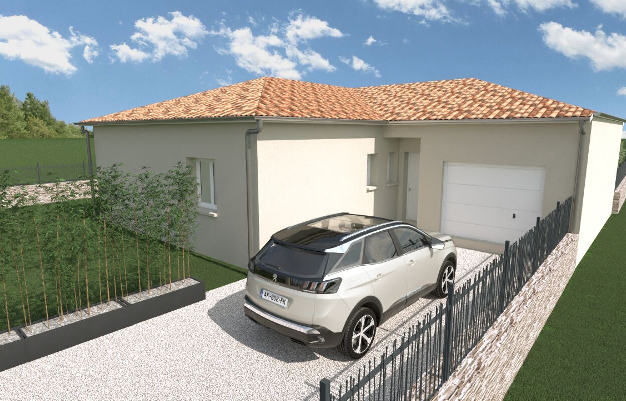 maison 95 m2 à construire à Revonnas (01250)