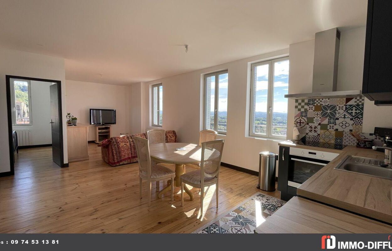 appartement 3 pièces 73 m2 à louer à Thiers (63300)