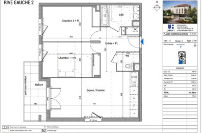 vente appartement 253 500 € à proximité de Saint-André-de-Corcy (01390)